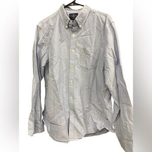 American Eagle Outfitters Blue Casual Button Down Shirt